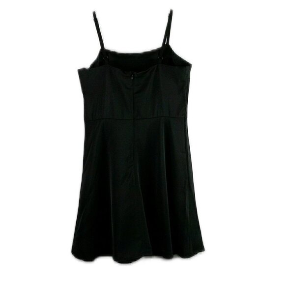 Studio 19 - Black Spaghetti Strapped A-Line Dress - Small - Picture 3 of 8